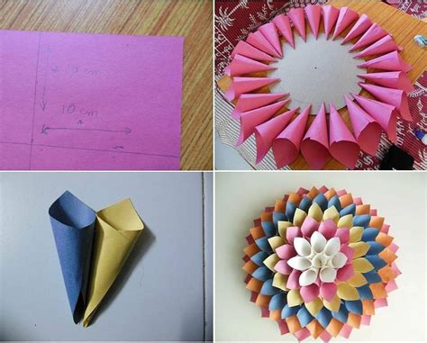 Tutorial membuat bunga dari kertas origami
